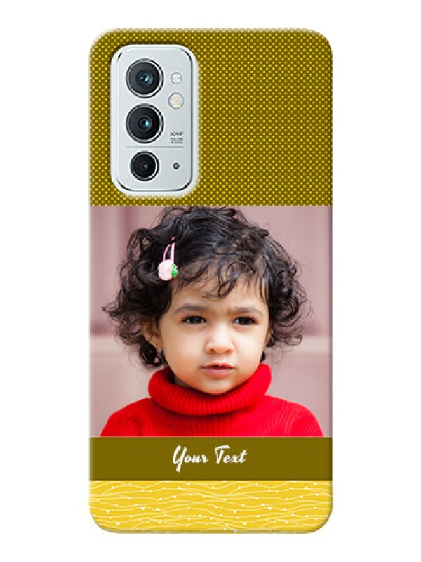 Custom OnePlus 9RT 5G custom mobile back covers: Simple Green Color Design