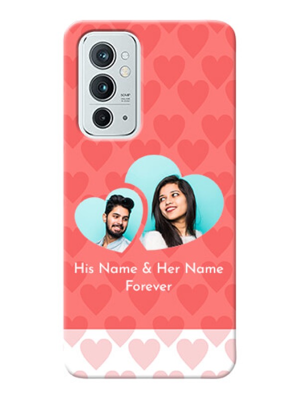 Custom OnePlus 9RT 5G personalized phone covers: Couple Pic Upload Design