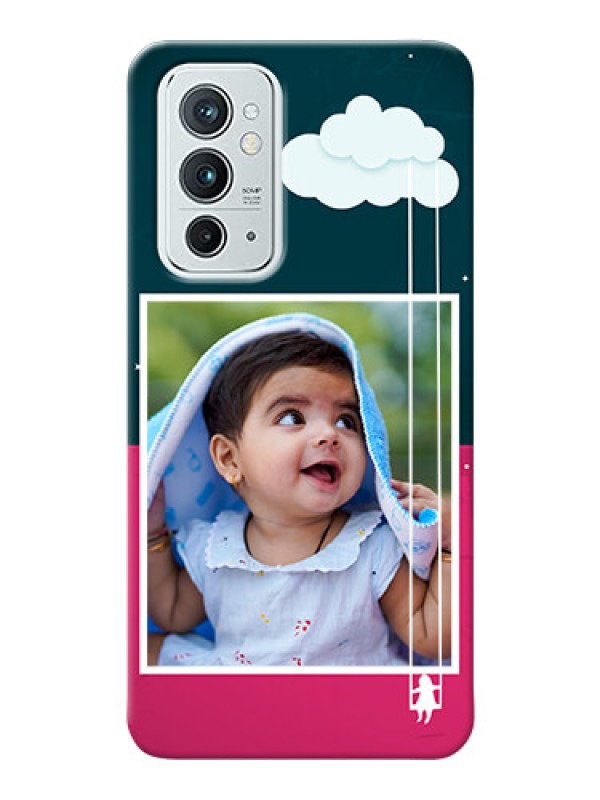 Custom OnePlus 9RT 5G custom phone covers: Cute Girl with Cloud Design