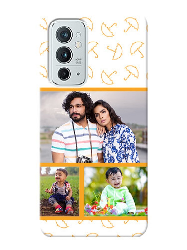 Custom OnePlus 9RT 5G Personalised Phone Cases: Yellow Pattern Design