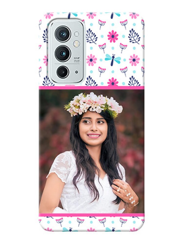 Custom OnePlus 9RT 5G Mobile Covers: Colorful Flower Design
