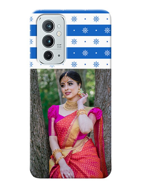 Custom OnePlus 9RT 5G custom mobile covers: Snow Pattern Design