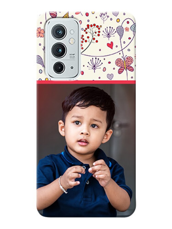 Custom OnePlus 9RT 5G phone back covers: Premium Floral Design