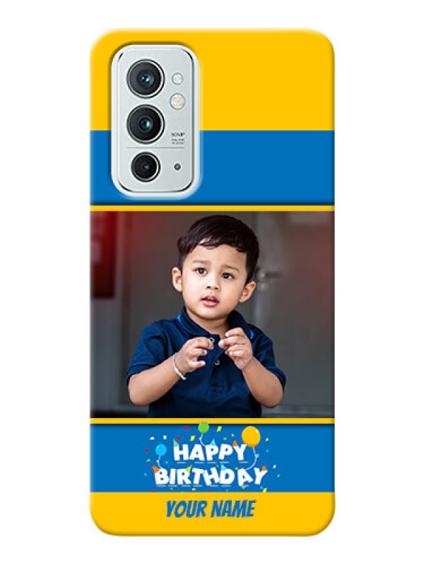 Custom OnePlus 9RT 5G Mobile Back Covers Online: Birthday Wishes Design