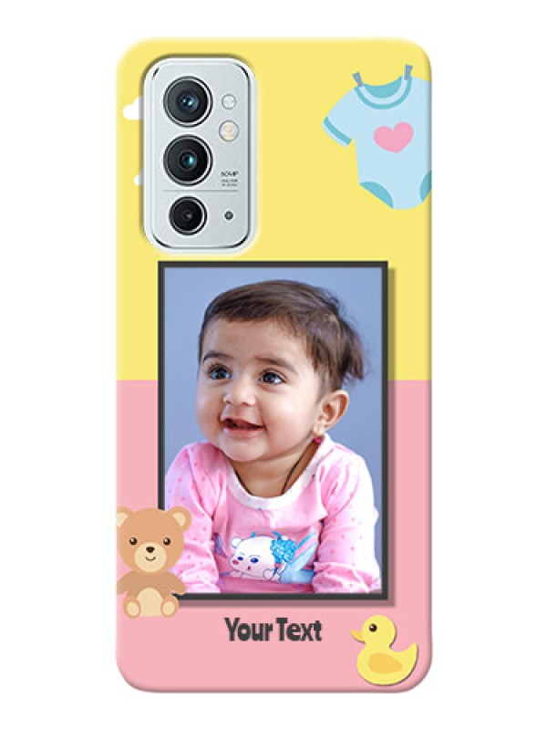 Custom OnePlus 9RT 5G Back Covers: Kids 2 Color Design