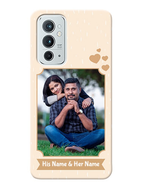 Custom OnePlus 9RT 5G mobile phone cases with confetti love design 