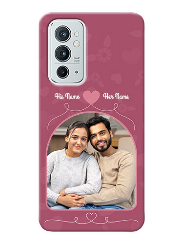 Custom OnePlus 9RT 5G mobile phone covers: Love Floral Design
