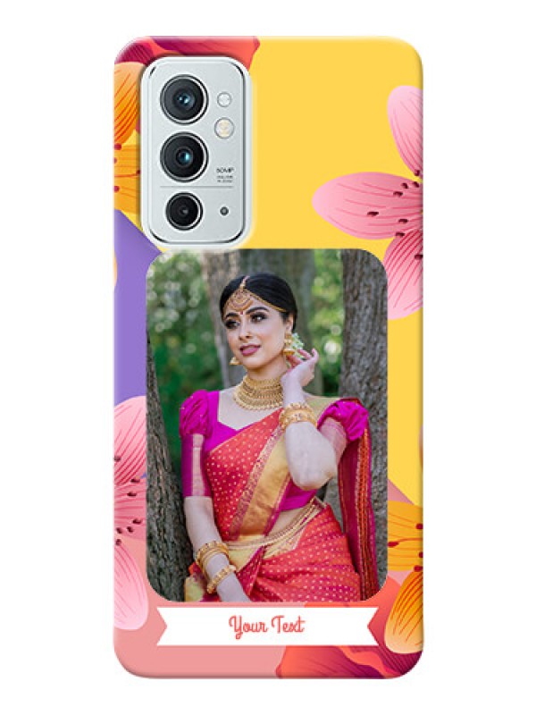 Custom OnePlus 9RT 5G Mobile Covers: 3 Image With Vintage Floral Design