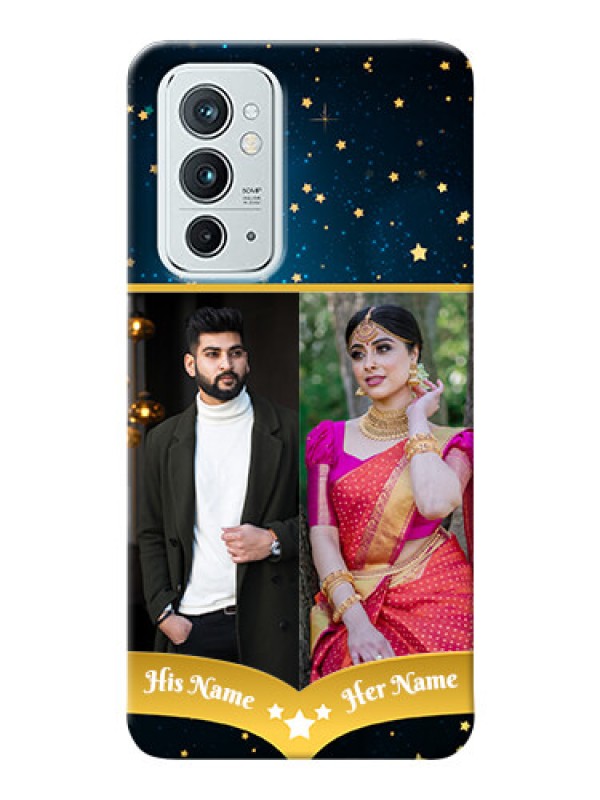 Custom OnePlus 9RT 5G Mobile Covers Online: Galaxy Stars Backdrop Design
