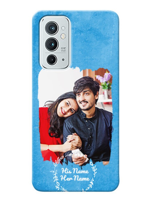 Custom OnePlus 9RT 5G custom mobile cases: Blue Color Vintage Design