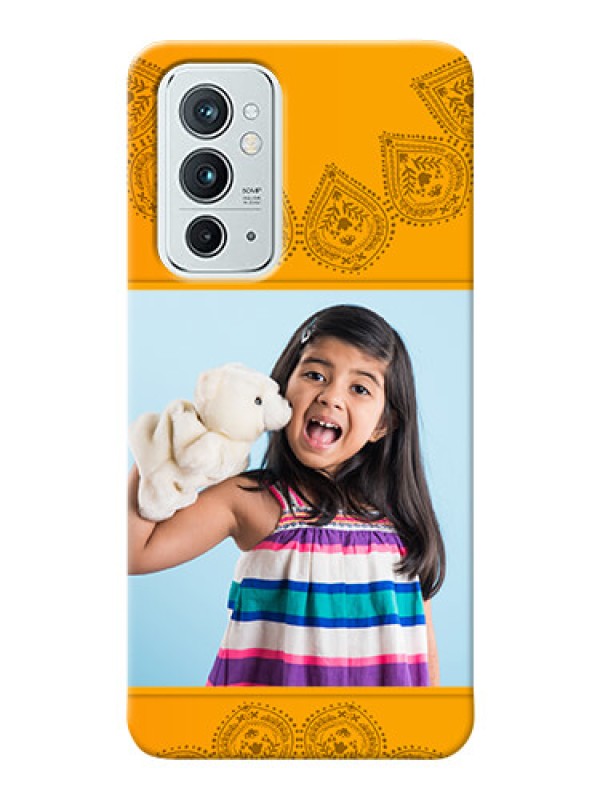 Custom OnePlus 9RT 5G custom mobile back covers: Photo Wedding Design 