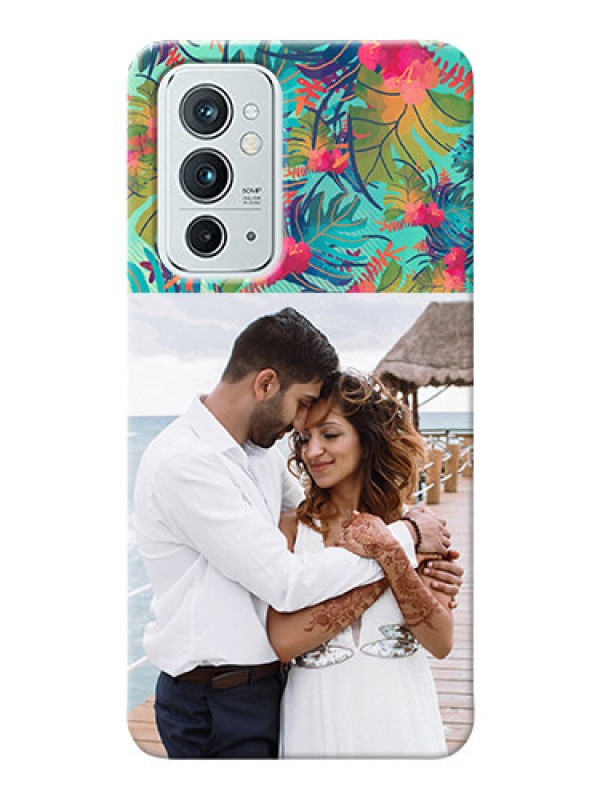 Custom OnePlus 9RT 5G Personalized Phone Cases: Watercolor Floral Design