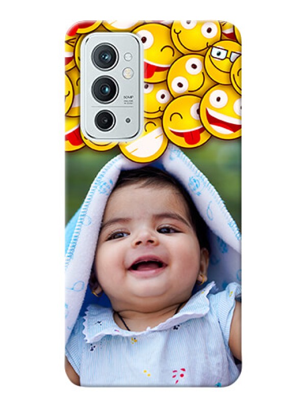 Custom OnePlus 9RT 5G Custom Phone Cases with Smiley Emoji Design