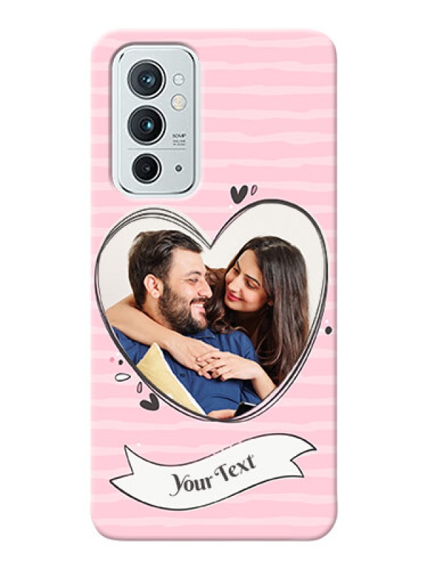 Custom OnePlus 9RT 5G custom mobile phone covers: Vintage Heart Design