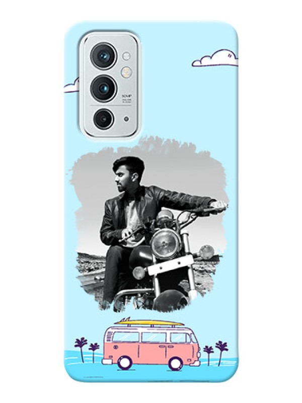 Custom OnePlus 9RT 5G Mobile Covers Online: Travel & Adventure Design