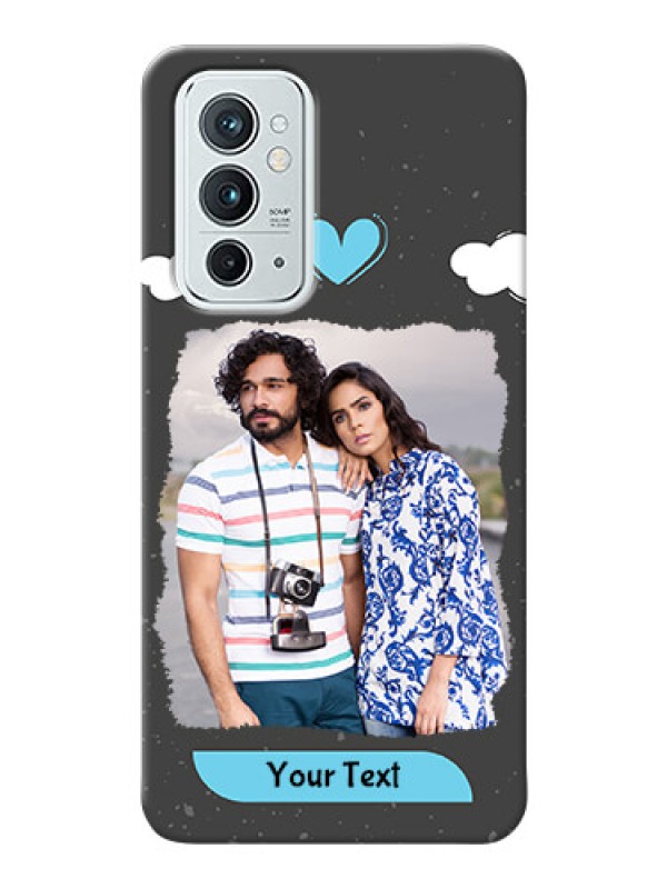 Custom OnePlus 9RT 5G Mobile Back Covers: splashes with love doodles Design