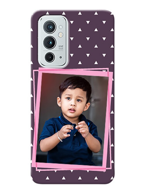 Custom OnePlus 9RT 5G Phone Cases: Triangle Pattern Dotted Design