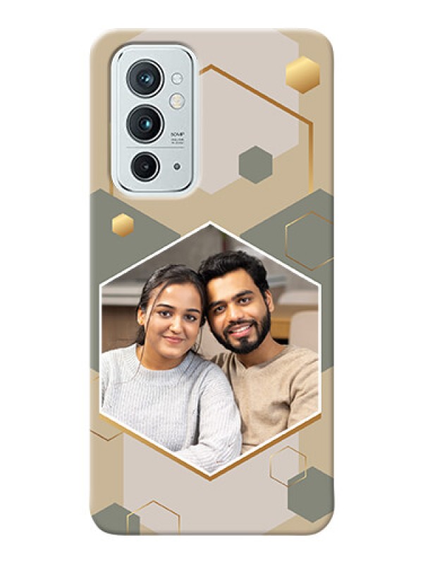 Custom OnePlus 9Rt 5G Phone Back Covers: Stylish Hexagon Pattern Design