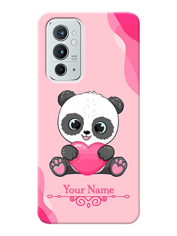 Custom OnePlus 9Rt 5G Mobile Back Covers: Cute Panda Design
