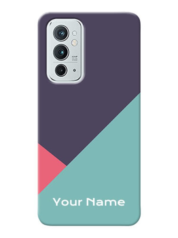 Custom OnePlus 9Rt 5G Custom Phone Cases: Tri Color abstract Design