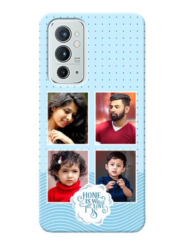 Custom OnePlus 9Rt 5G Custom Phone Covers: Cute love quote with 4 pic upload Design