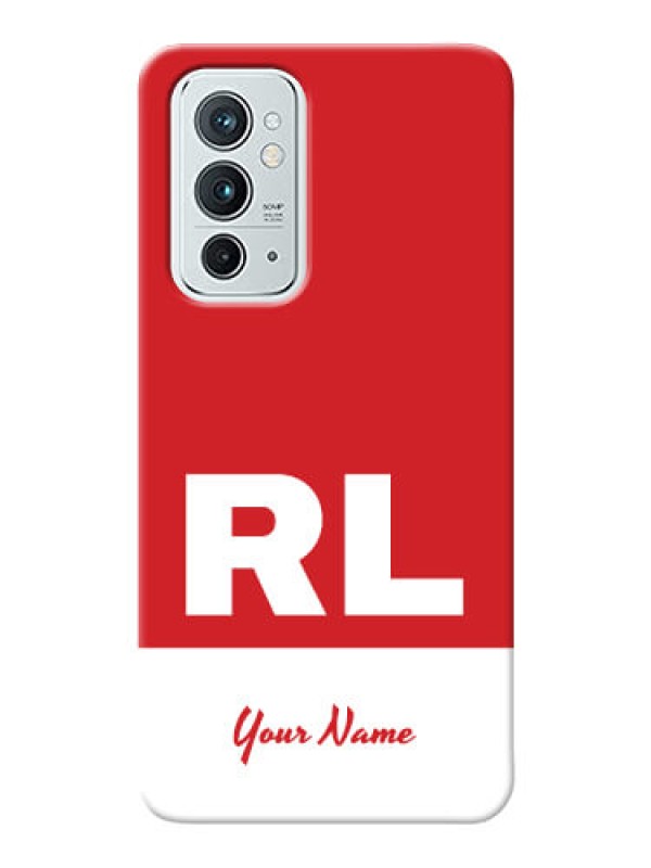 Custom OnePlus 9Rt 5G Custom Phone Cases: dual tone custom text Design