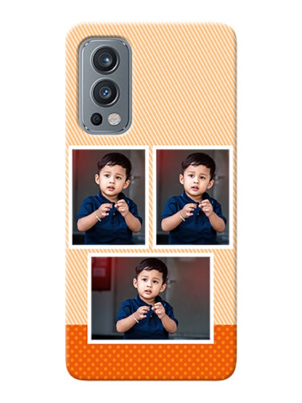 Custom OnePlus Nord 2 5G Mobile Back Covers: Bulk Photos Upload Design