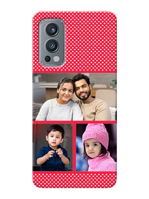 Custom OnePlus Nord 2 5G mobile back covers online: Bulk Pic Upload Design