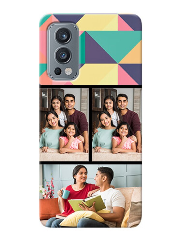 Custom OnePlus Nord 2 5G personalised phone covers: Bulk Pic Upload Design