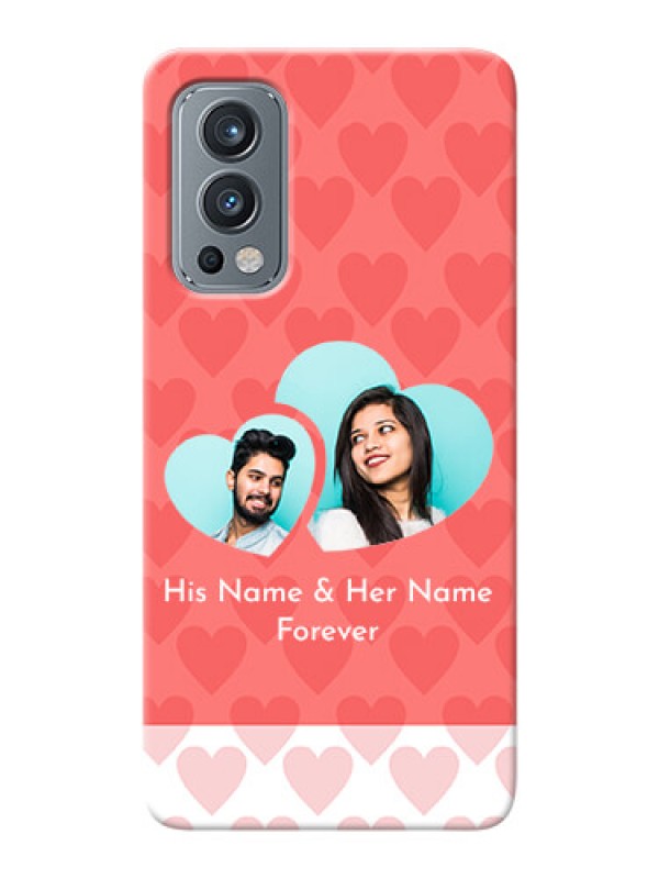 Custom OnePlus Nord 2 5G personalized phone covers: Couple Pic Upload Design