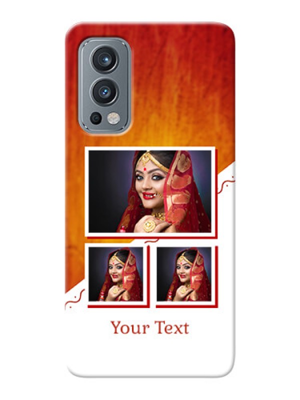 Custom OnePlus Nord 2 5G Personalised Phone Cases: Wedding Memories Design 