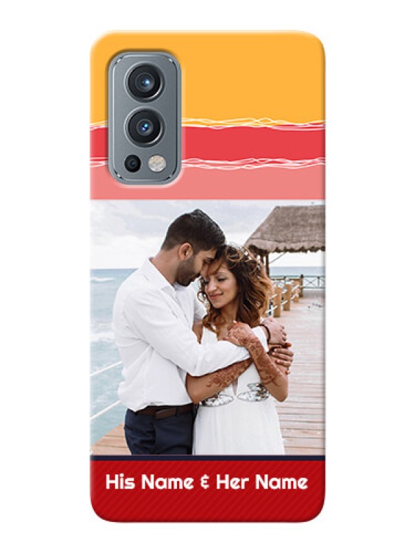 Custom OnePlus Nord 2 5G custom mobile phone covers: Colorful Case Design