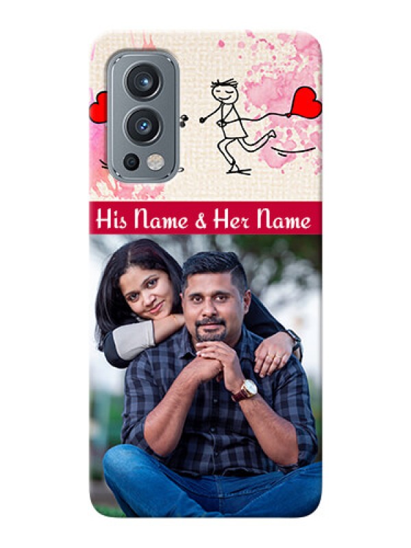 Custom OnePlus Nord 2 5G phone back covers: You and Me Case Design