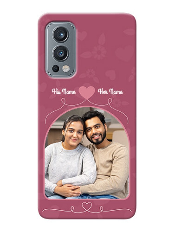 Custom OnePlus Nord 2 5G mobile phone covers: Love Floral Design