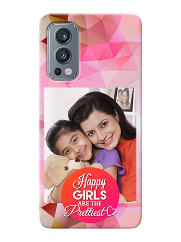 Custom OnePlus Nord 2 5G Personalized Phone Covers: Abstract Triangle Design