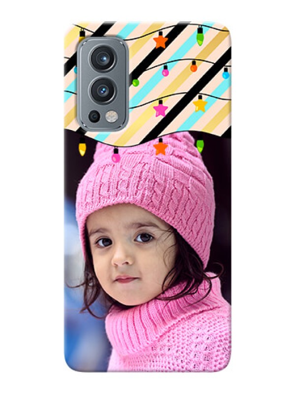 Custom OnePlus Nord 2 5G Personalized Mobile Covers: Lights Hanging Design