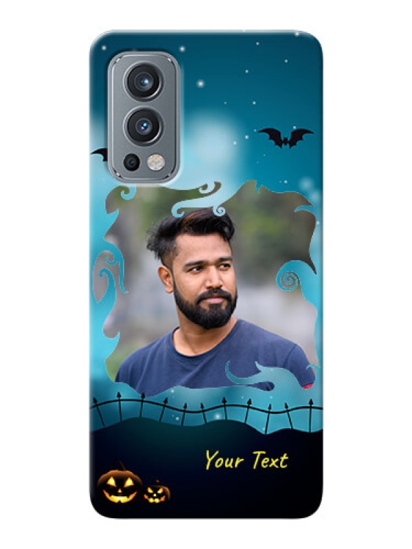 Custom OnePlus Nord 2 5G Personalised Phone Cases: Halloween frame design