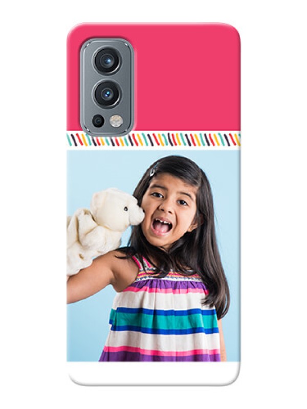 Custom OnePlus Nord 2 5G Personalized Phone Cases: line art design