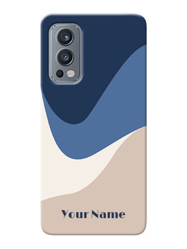 Custom OnePlus Nord 2 5G Back Covers: Abstract Drip Art Design