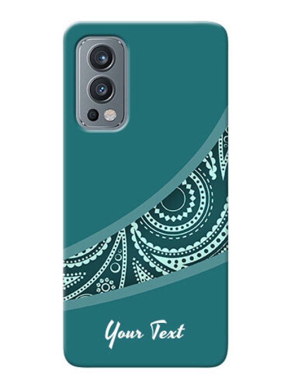 Custom OnePlus Nord 2 5G Custom Phone Covers: semi visible floral Design