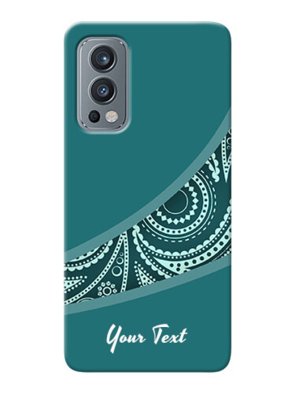 Custom OnePlus Nord 2 5G Custom Phone Covers: semi visible floral Design