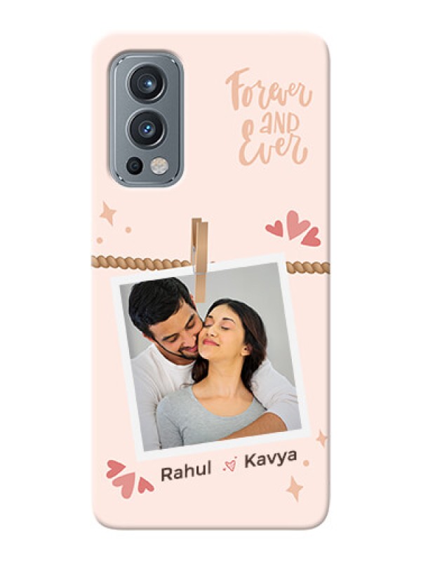 Custom OnePlus Nord 2 5G Phone Back Covers: Forever and ever love Design
