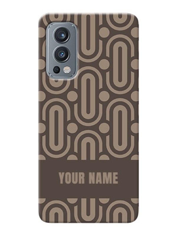 Custom OnePlus Nord 2 5G Custom Phone Covers: Captivating Zero Pattern Design