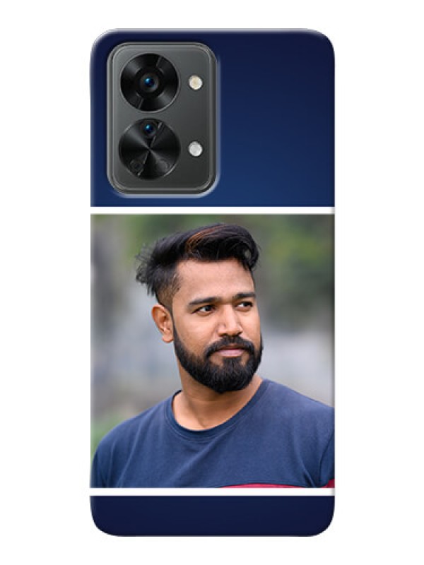 Custom Nord 2T 5G Mobile Cases: Simple Royal Blue Design