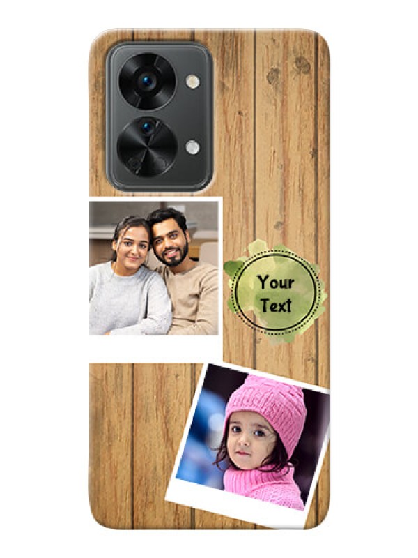 Custom Nord 2T 5G Custom Mobile Phone Covers: Wooden Texture Design