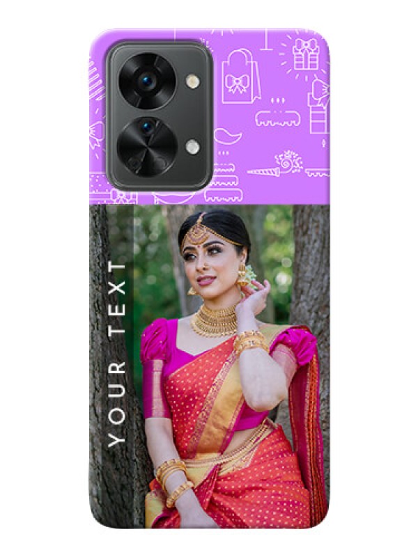 Custom Nord 2T 5G Personalized Phone Cases: Birthday Icons Design