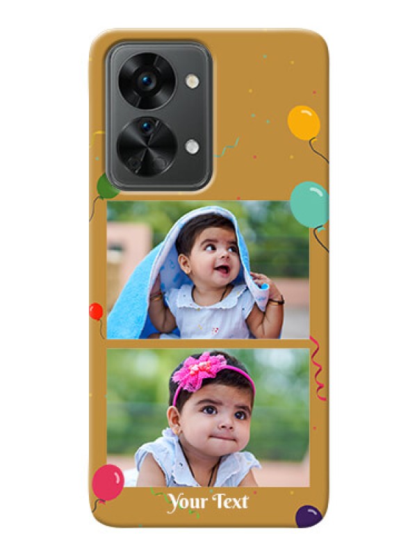 Custom Nord 2T 5G Phone Covers: Image Holder with Birthday Celebrations Design