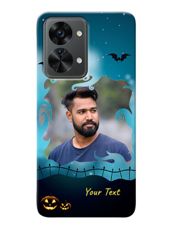 Custom Nord 2T 5G Personalised Phone Cases: Halloween frame design