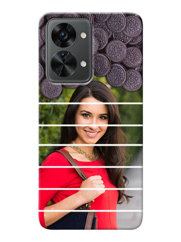 Custom Nord 2T 5G Custom Mobile Covers with Oreo Biscuit Design