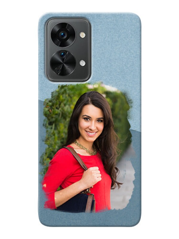 Custom Nord 2T 5G custom mobile phone covers: Grunge Line Art Design